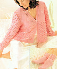 37 LADY'S DK BED JACKET &