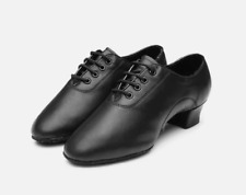 Ballroom Latin Dance Shoes for Men Boys Indoor Salsa Tango Shoes Black Dropshing