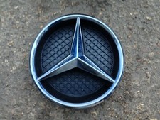 GENUINE MERCEDES A,C,GLA,GLK,CLA,CLS,E Class FRONT GRILLE STAR BADGE Silver