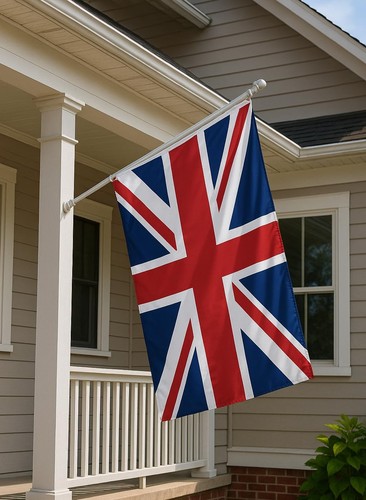 Union jack flag 5x3ft large - union,
