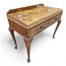 Walnut console table antique