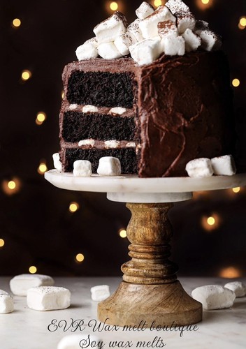Chocolate cake scented