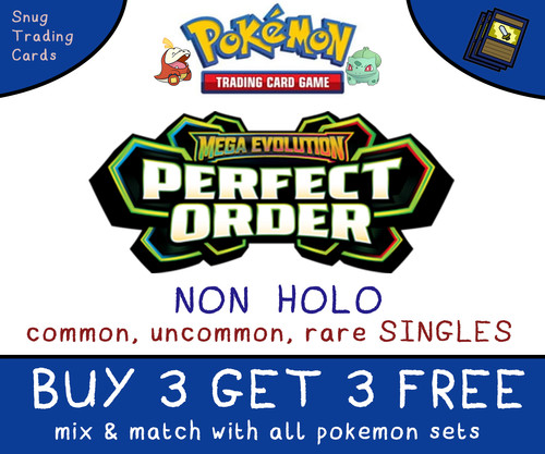 Perfect order single - cards,