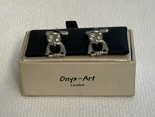 Pair onyx art london owl - pair, of