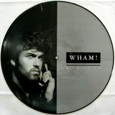 Near Mint! GEORGE MICHAEL WHAM I'M YOUR MAN 12" Vinyl Picture Disc NM/EX+