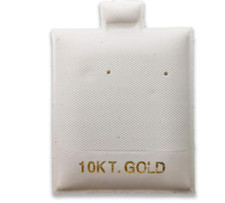 100 Pcs White Puff Pad Earring