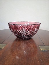 Vintage cranberry clear - cranberry, to