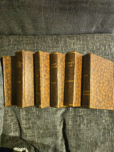 Faux leather bound hardcover - faux,