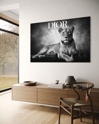 Lion canvas picture - lion,