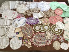 Doilies Job lot Of 60 Mixed