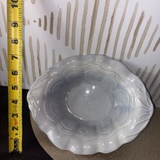 Vintage blue gray pottery - blue,
