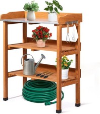 Garden Potting Bench Table