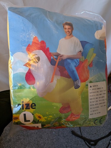 Brand new inflatable chicken - new,