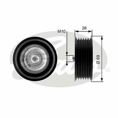 Gates drivealign idler - idler, t36125