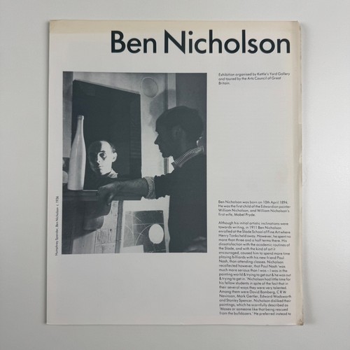 Gallery leaflet ben nicholson - leaflet,