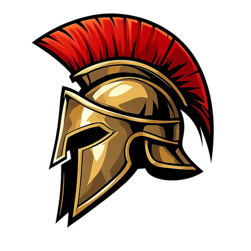 Sticker spartan helmet car - helmet,