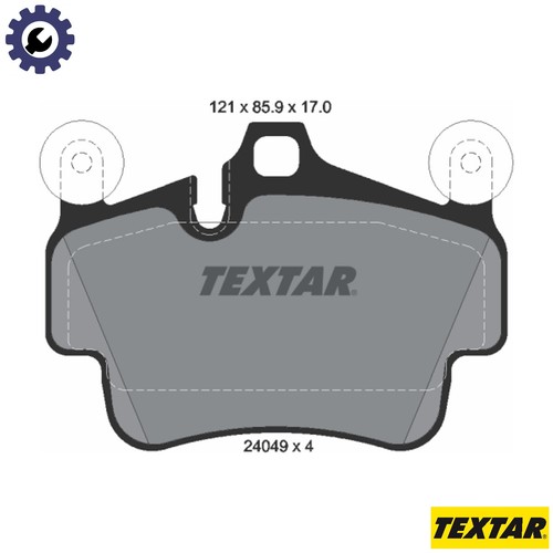 Brake pad set disc - pad,