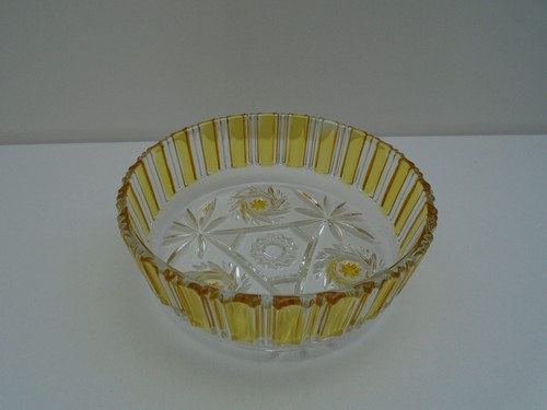 Bohemian crystal walther - bohemian, bowl