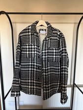 Men’s Topman Black And White Jacket Size Medium
