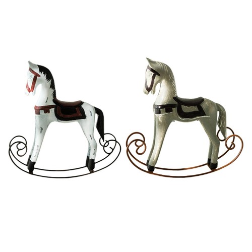 Wooden horse figurine - wooden,