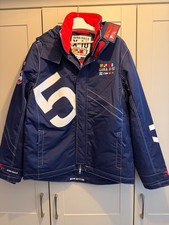 Quba Sails X10 Heritage Mens Jacket Blue NEW Size Large RRP £250