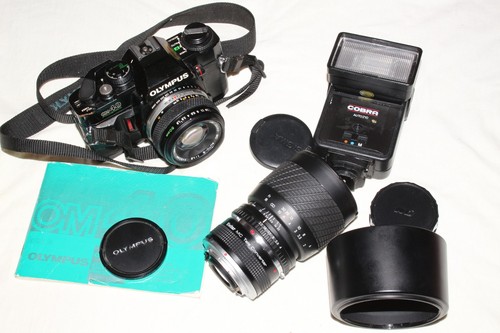 Olympus om40 camera 2 lenses - om40,