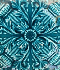 Antique Minton’s China Art Nouveau 8 Inch Tile