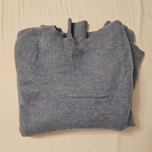 Cos blue wool jumper with - wool,