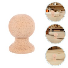 Pcs hardwood ball finial - 4,