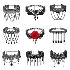 Gothic Lace Retro Choker