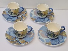 Chaise Bleue Gien France 4 X