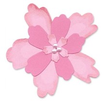 Sizzix Bigz Die Flower Layers #4 655370 Flowers Blooms Discontinued Rare