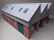 OO Gauge Locomotive Shed Model
