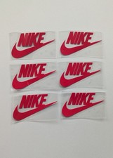 6x Iron On Red Vinyl Transfer