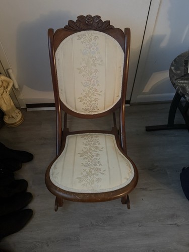 Vintage folding rocking chair - vintage,
