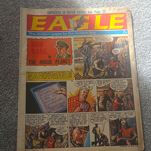 Eagle comic illustrated dan - comic,