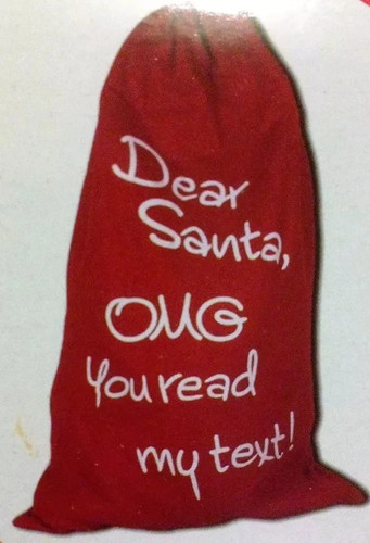 Christmas santa sack large - santa,