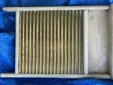 Vintage Wash Board  Metal And