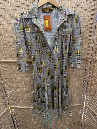 Chenaski patchwork plaid shirt