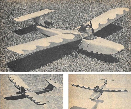 Model airplane plans - model, (rc)