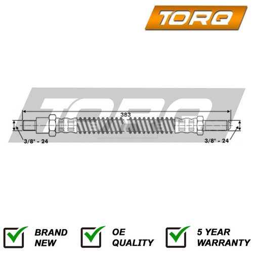Brake hose front torq - brake, fits