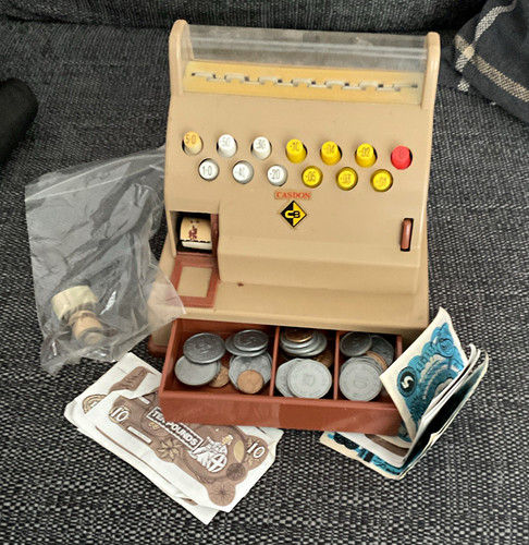 Casdon toy till cash register - casdon,