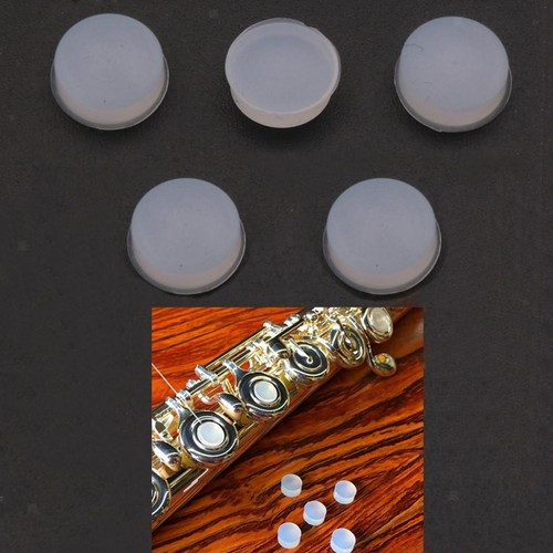 5pcs silicone flute hole - silicone, mm
