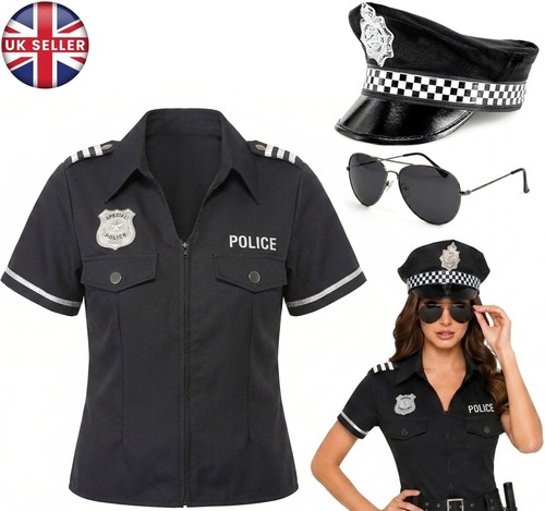 Ladies policewoman costume - costume, cop