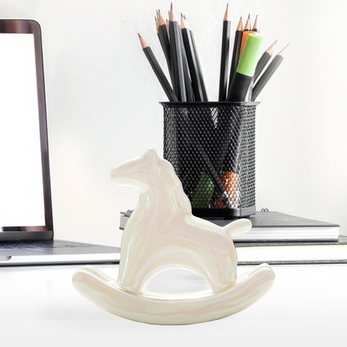 Ceramic rocking horse - ceramic, statue