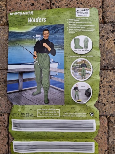 Green gents waders - gents',