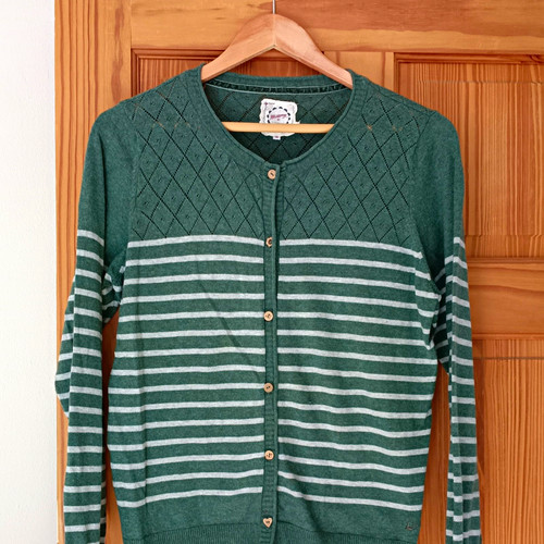 Mantaray green white striped - green/white,