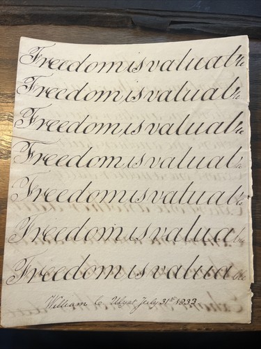1833 ooak handwriting by - 1833, 1/1