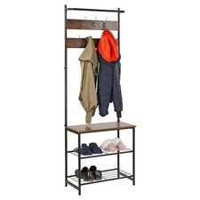 Steel Coat Rack with Shoe