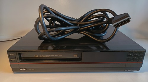 Vintage sanyo vhr - vhr-3300e, vhs